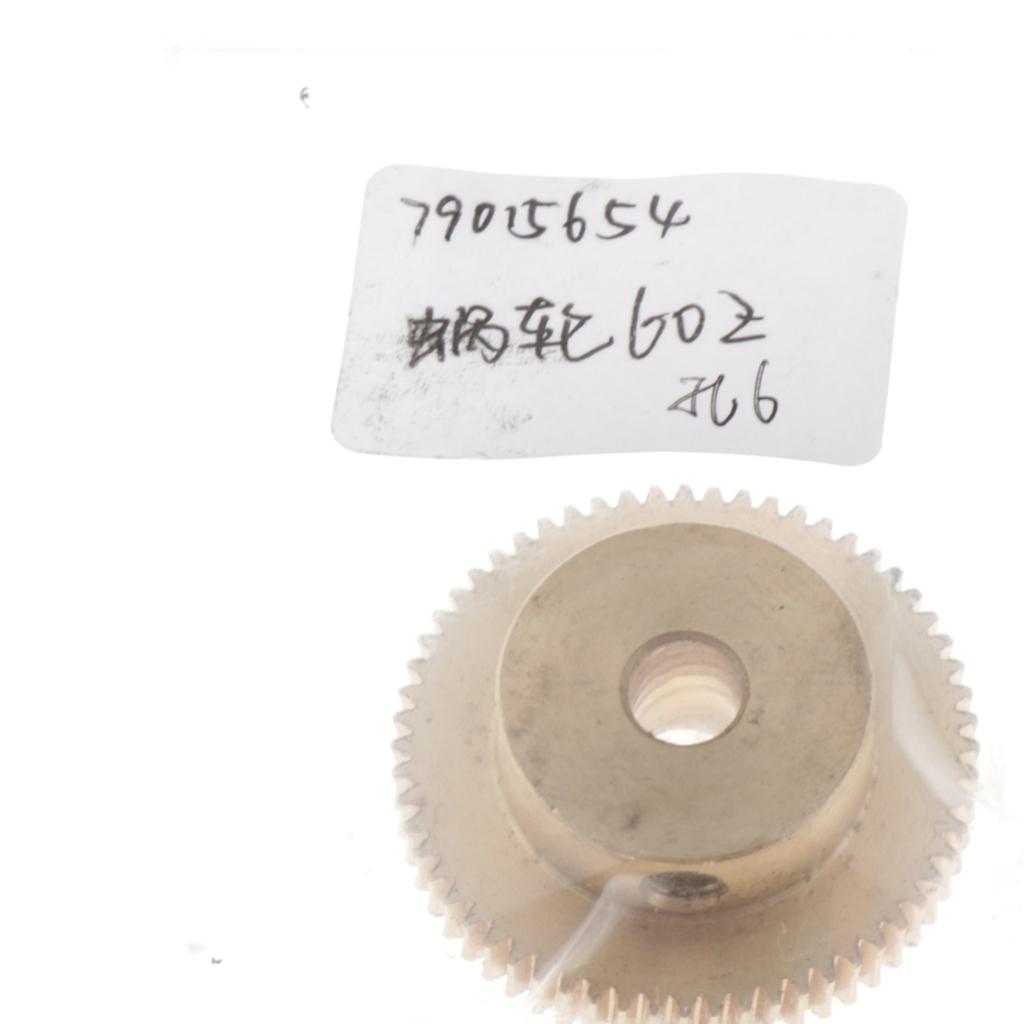 0.5 Modulus Brass Gear 20-60 Tooth for Drive Gear Box Worm Wheel 60 Tooth