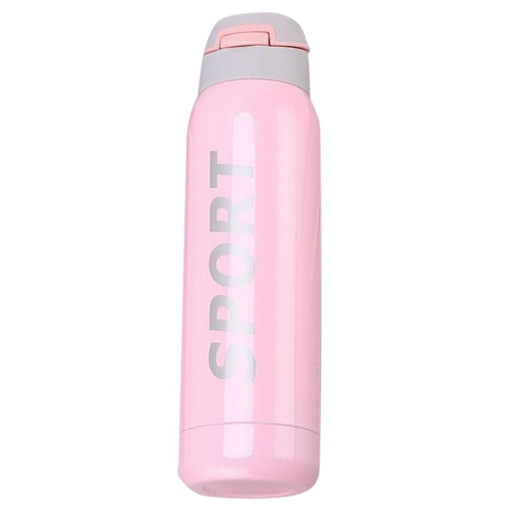 Stainless Steel Tea Water Coffee Flask Vacuum Cup Sports Travel Mug Pink