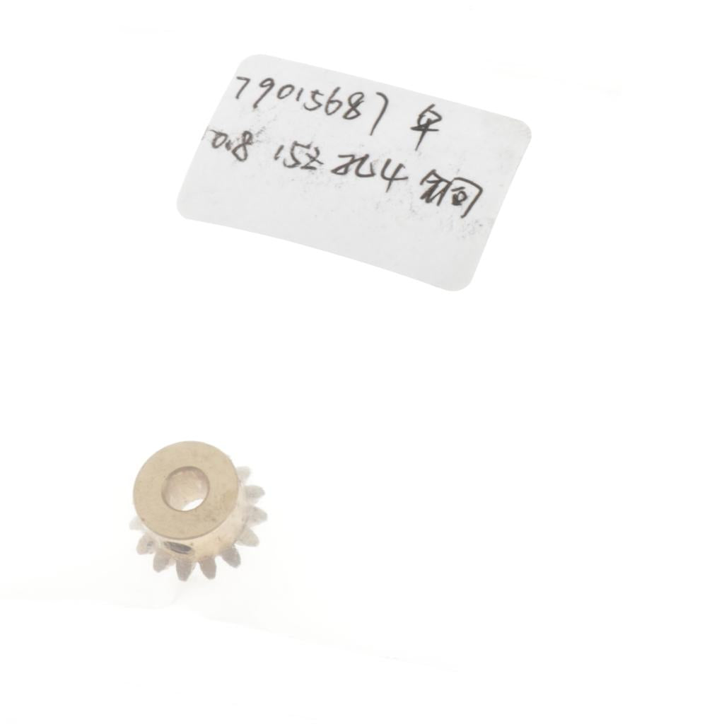 0.8 Modulus Brass Bevel Gear 15 Tooth 3 to 6mm Diameter Hole 4mm Hole  Brass