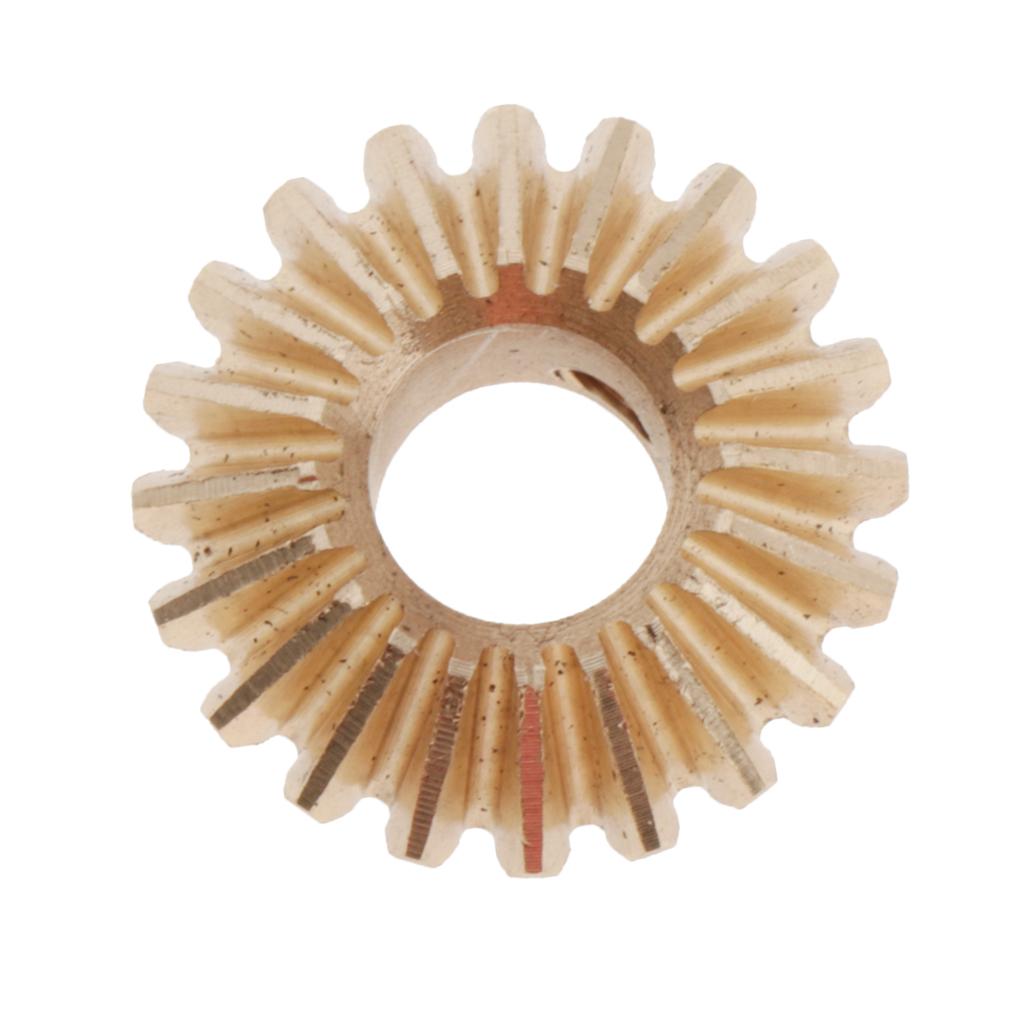 1 Modulus Brass Bevel Gear 20th,5 to 6.35mmhole 8mm Hole M4x2 Copper