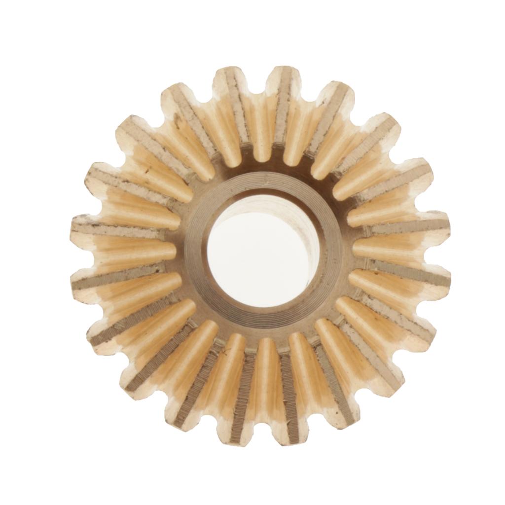1 Modulus Brass Bevel Gear 20th,5 to 6.35mmhole 6mm Hole M4x2 Copper