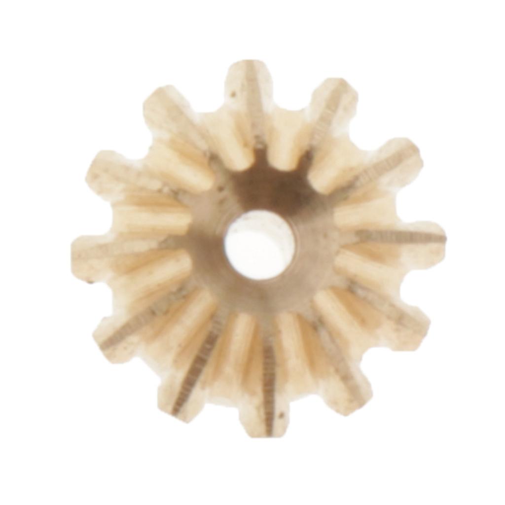 0.4 Modulus Brass Bevel Gear 12 Tooth 1mm Diameter Inner Hole