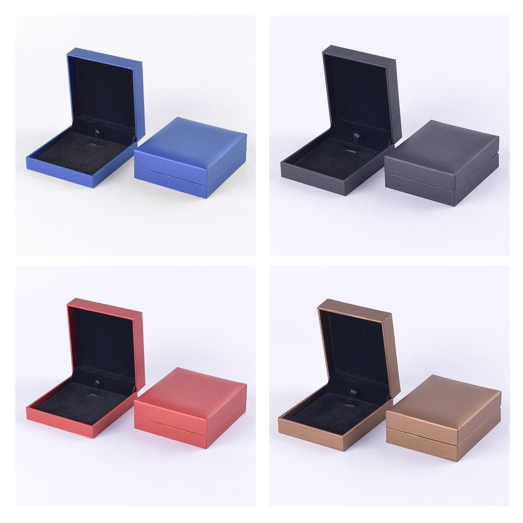 Pendant Packaging Box Pendant Storage Box for Gifts Gold Coffee