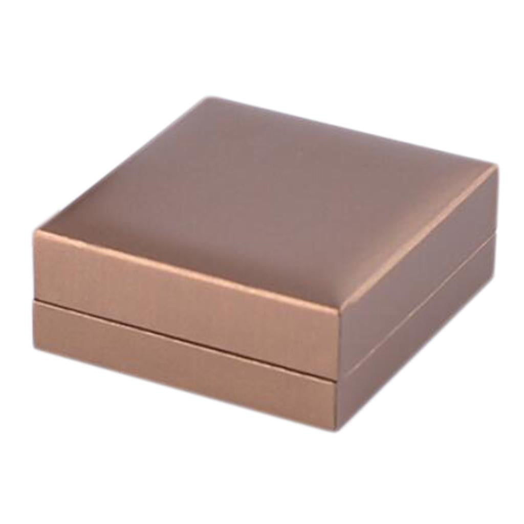 Bracelet Packaging Box Bracelet Storage Box for Wedding Gifts Gold Coffee