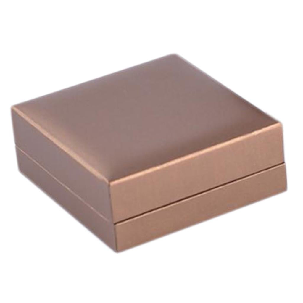 Bracelet Packaging Box Bracelet Storage Box for Wedding Gifts Gold Coffee