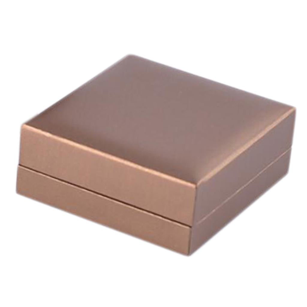 Bracelet Packaging Box Bracelet Storage Box for Wedding Gifts Gold Coffee