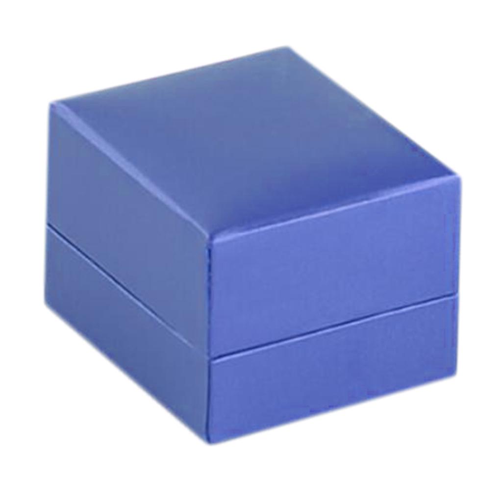 Ring Packaging Box Ring Storage Box for Gifts Royal Blue