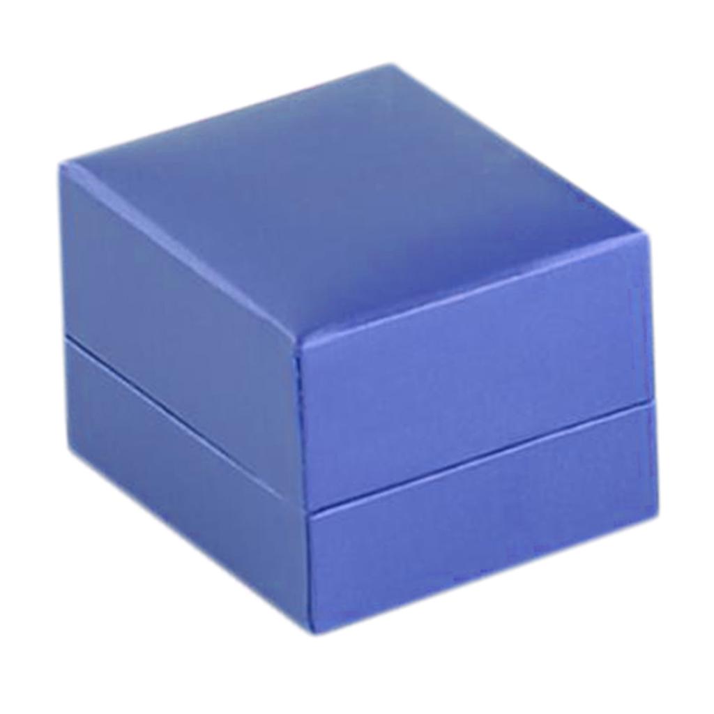 Ring Packaging Box Ring Storage Box for Gifts Royal Blue