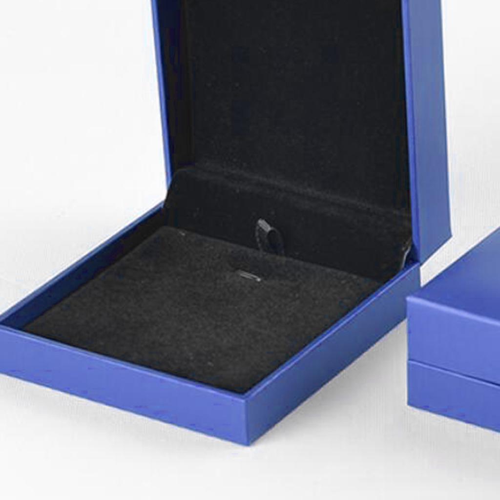 Pendant Packaging Box Pendant Storage Box for Gifts Royal Blue