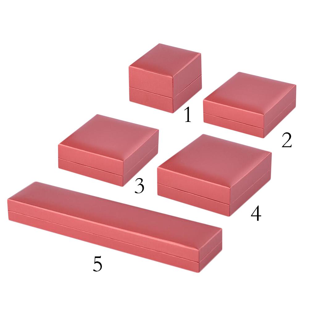 Ring Packaging Box Ring Storage Box for Gifts Bright Red
