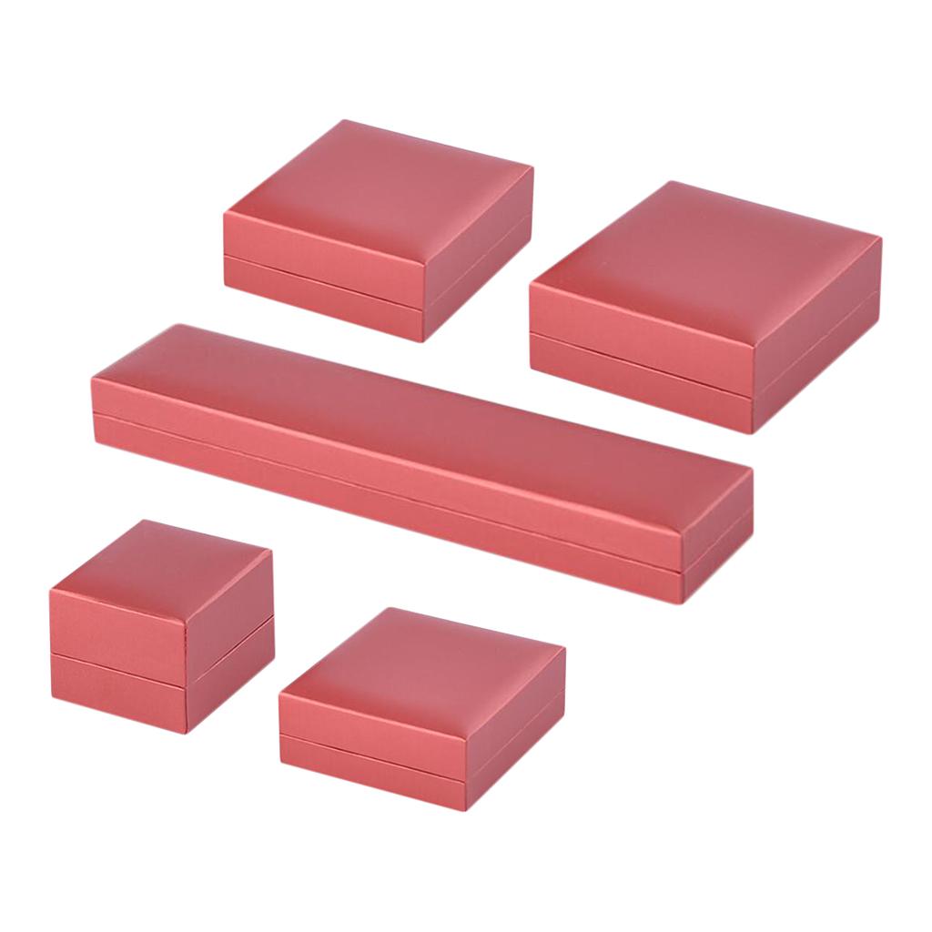Ring Packaging Box Ring Storage Box for Gifts Bright Red
