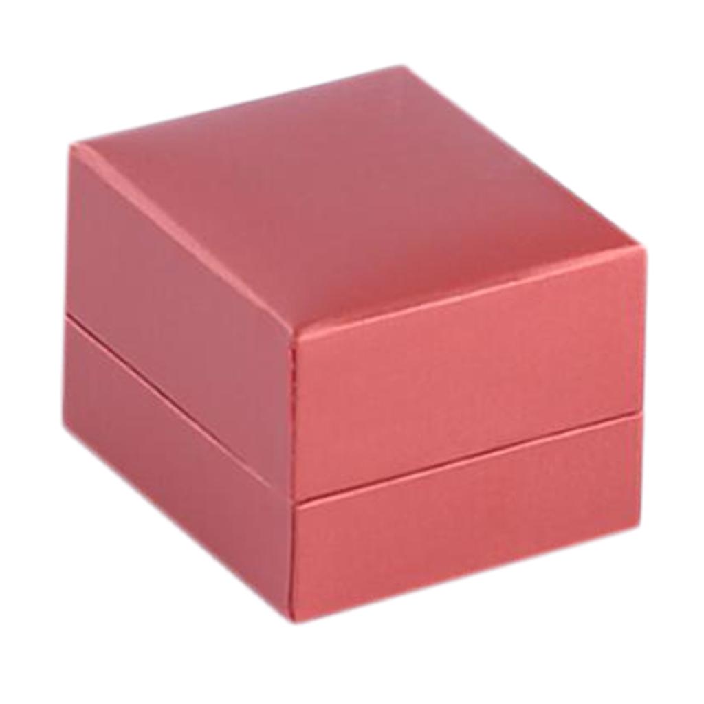 Ring Packaging Box Ring Storage Box for Gifts Bright Red