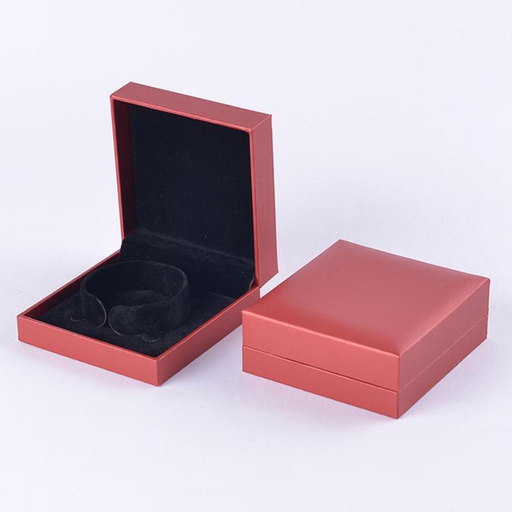 Bracelet Packaging Box Bracelet Storage Box for Wedding Gifts Bright Red