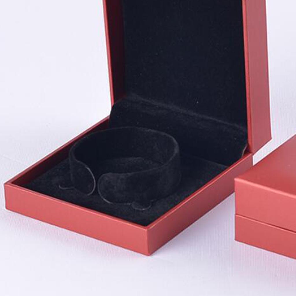 Bracelet Packaging Box Bracelet Storage Box for Wedding Gifts Bright Red