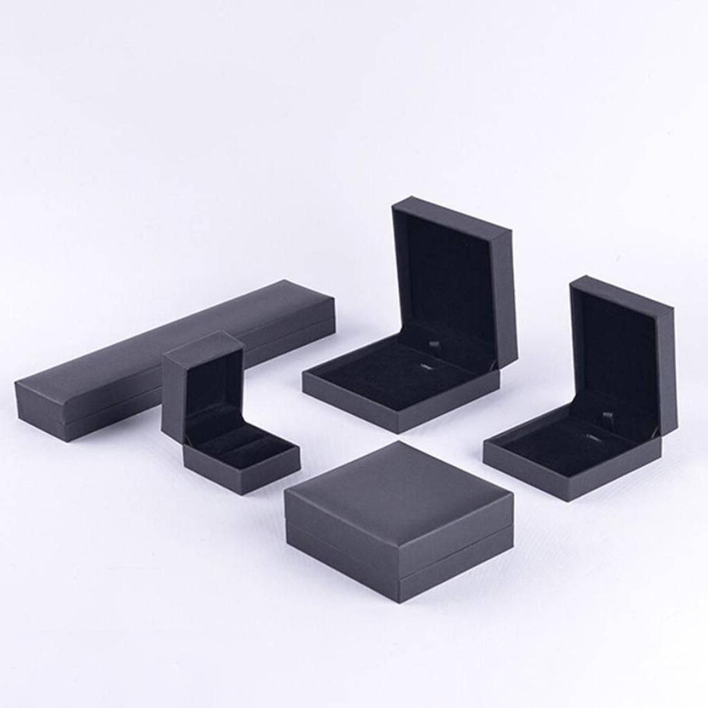 Ring Packaging Box Ring Storage Box for Gifts Black