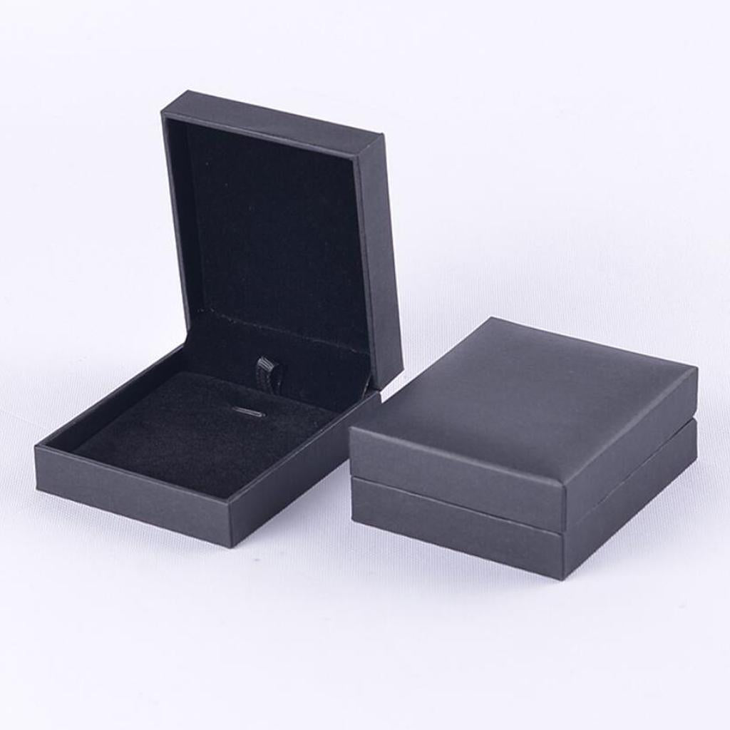 Pendant Packaging Box Pendant Storage Box for Gifts Black