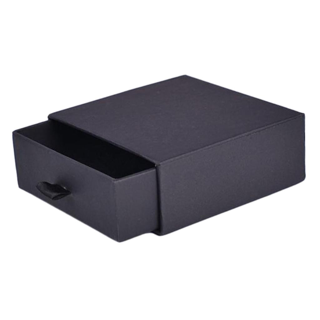 Cardboard Jewellery Gift Box Wedding Favour Cotton Cushion Black M