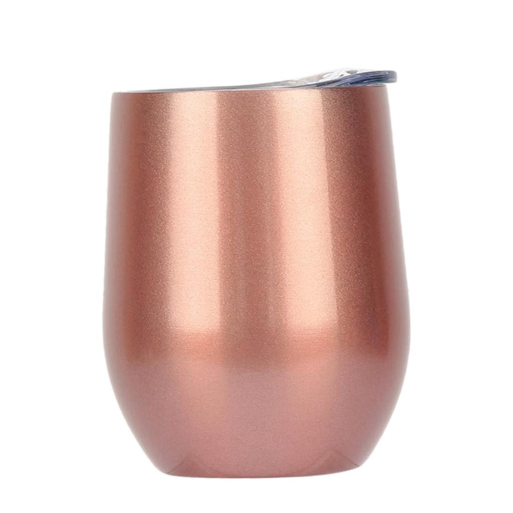 Insulated Stainless Steel Wine Double Wall Vacuum Cup 12OZ Champagne