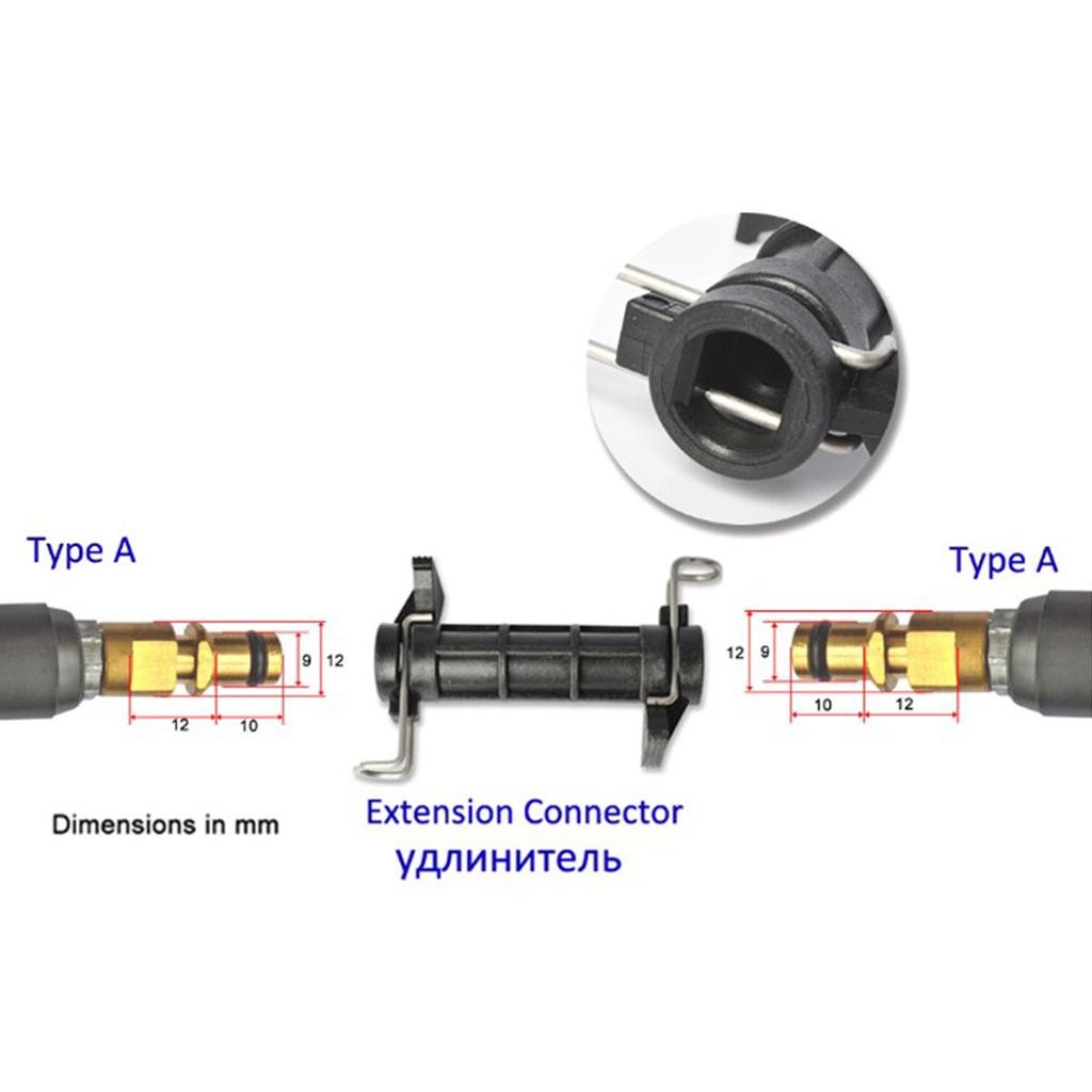 High Pressure Washer Hose Water Cleaning Extension Hose for Karcher 6m