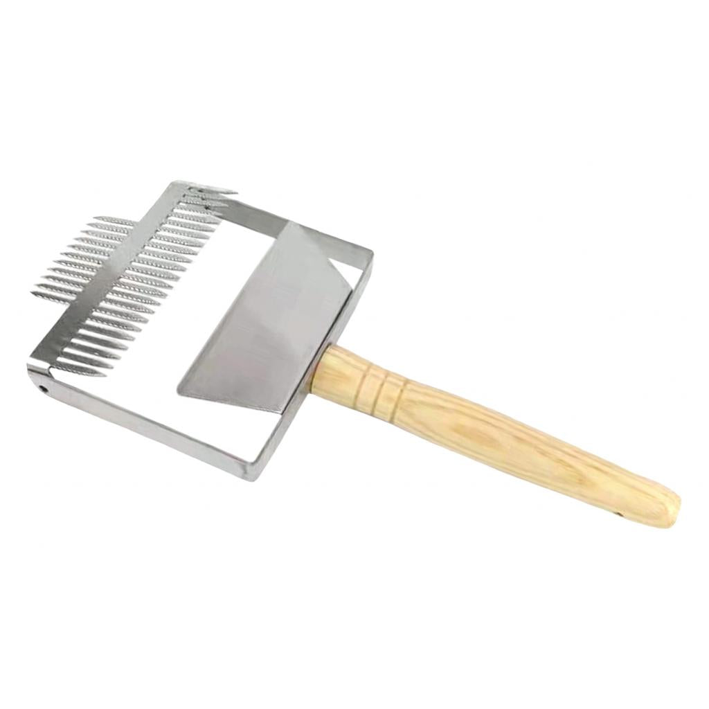 Widen Wooden Handle Beekeeping Tine Uncapping Fork Bee Hive Shovel Tool