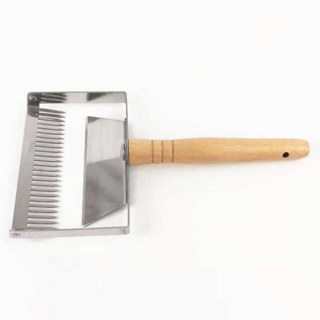 Widen Wooden Handle Beekeeping Tine Uncapping Fork With Multi-Purpose