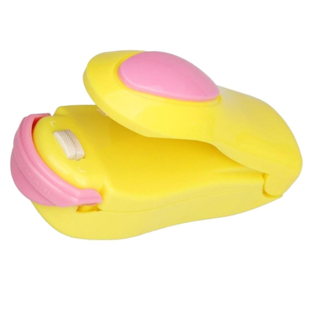 Bags Hand Actuated Mini Snack Sealer Home Hand Press Hot Sealer  Yellow