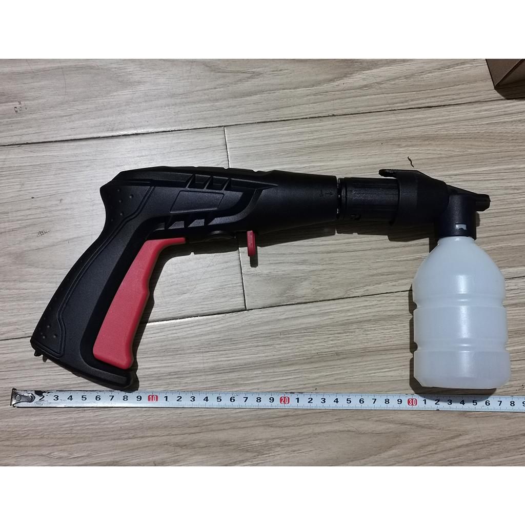 Snow Foam Washer Gun Car Wash Soap Lance Cannon Spray Jet Bottle Set