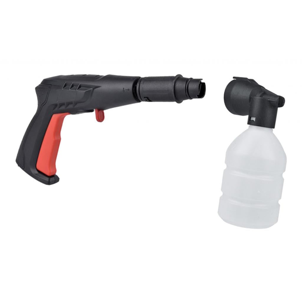 Snow Foam Washer Gun Car Wash Soap Lance Cannon Spray Jet Bottle Set