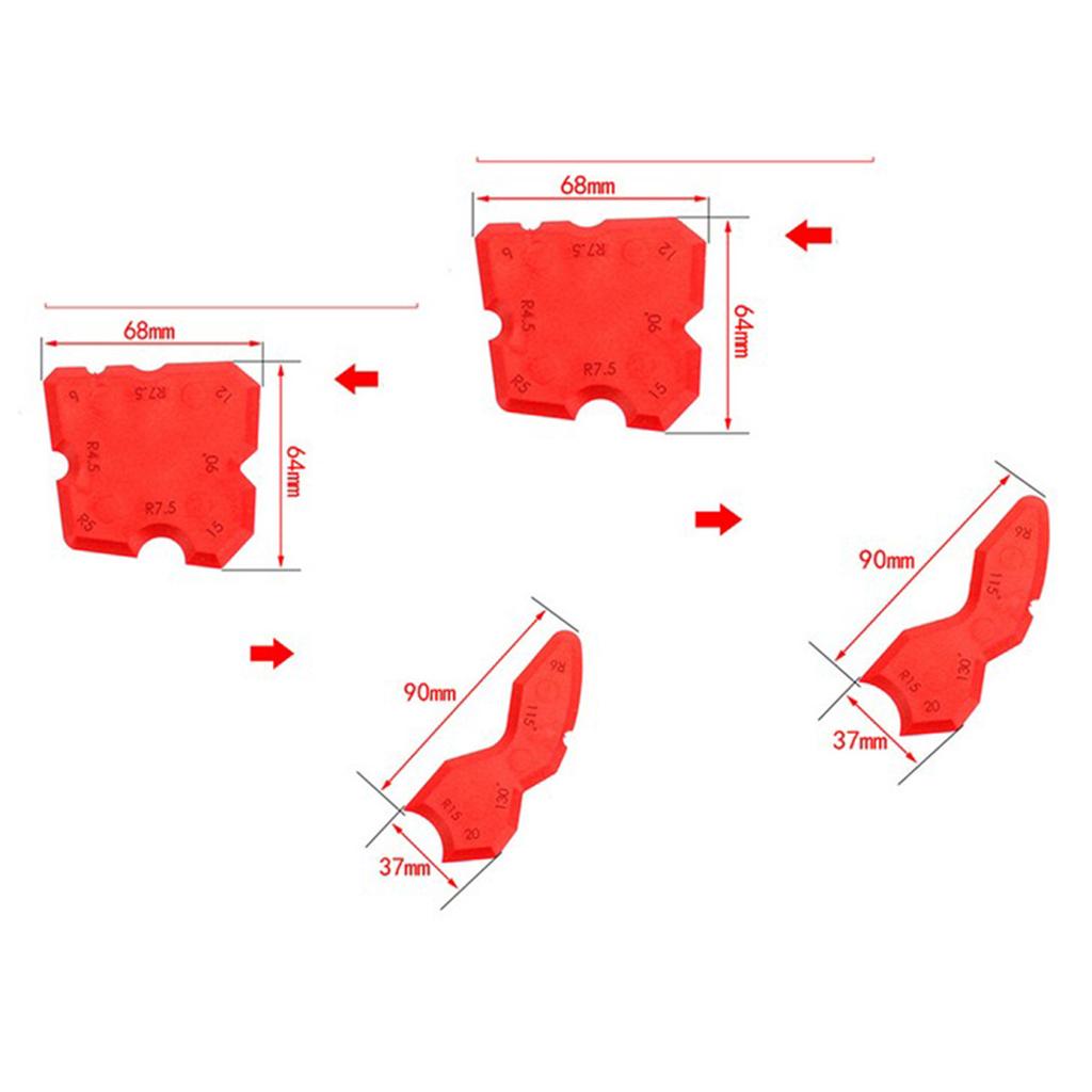 Silicone Sealant Spreader Profile Applicator Tile Fugi Grout Tool