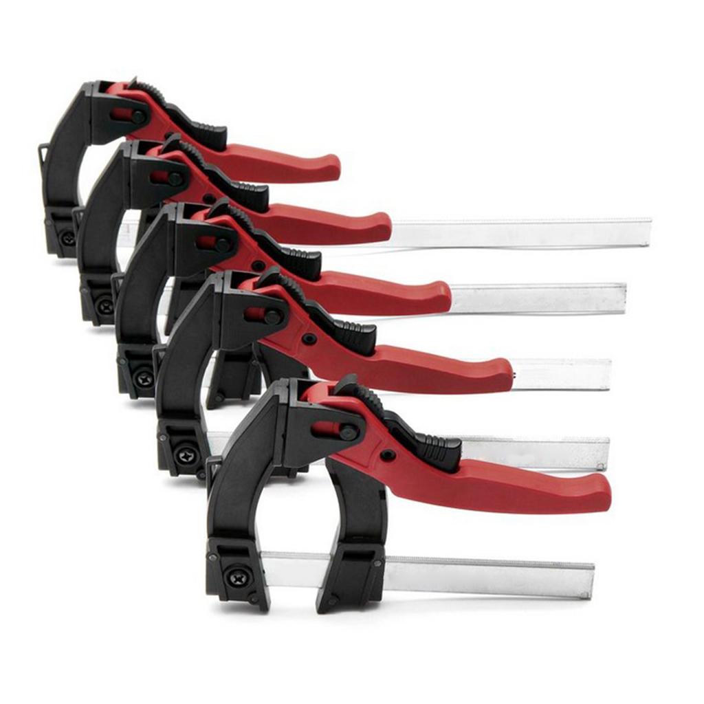F type Woodworking Ratchet Wood Clip Carpentry Quick Tools Steel 90-100