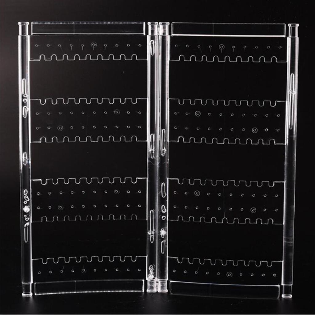 Multipage Earring Rack Holder Organizer Transparent 170g