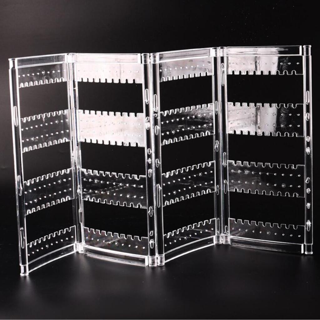 Multipage Earring Rack Holder Organizer Transparent 340g