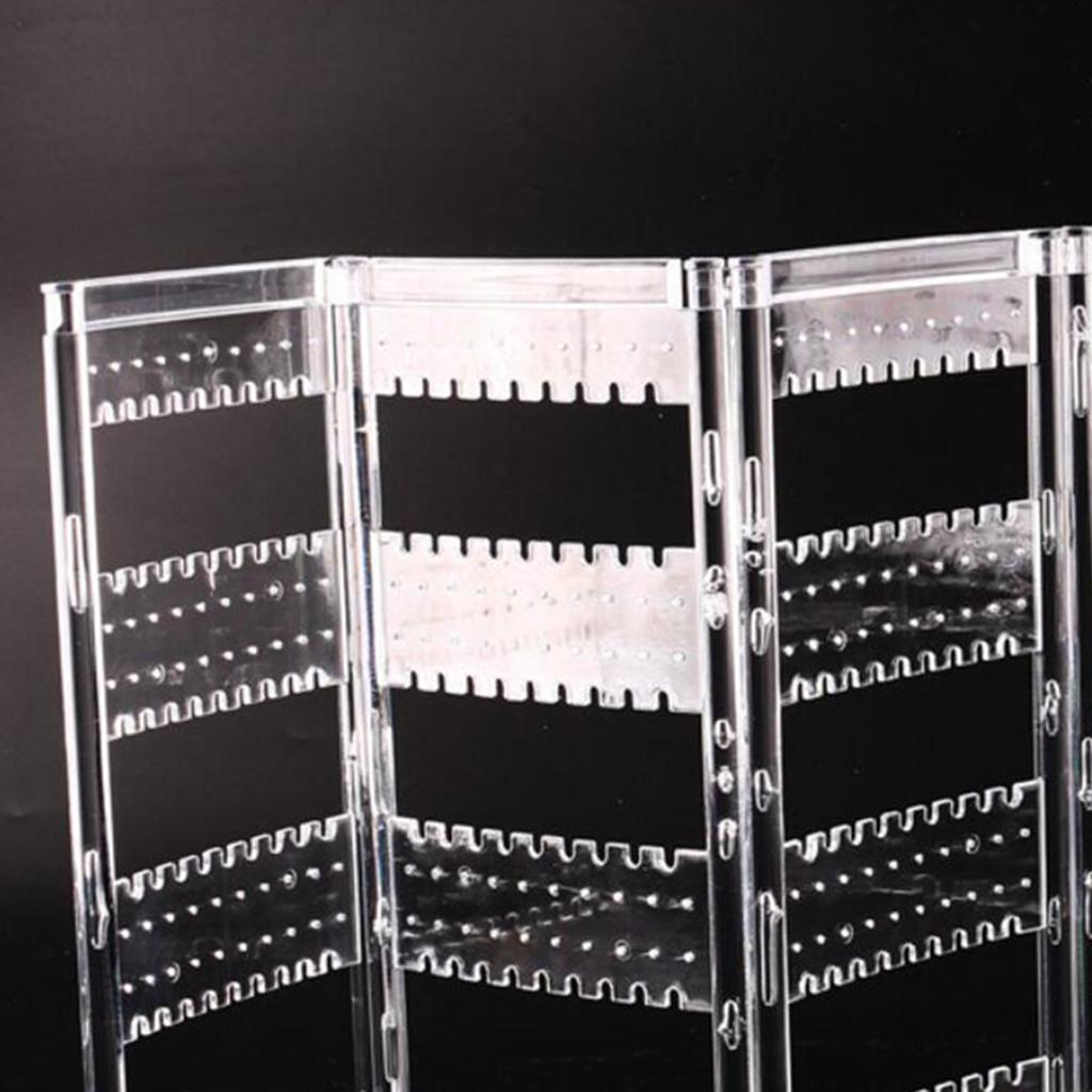 Multipage Earring Rack Holder Organizer Transparent 340g