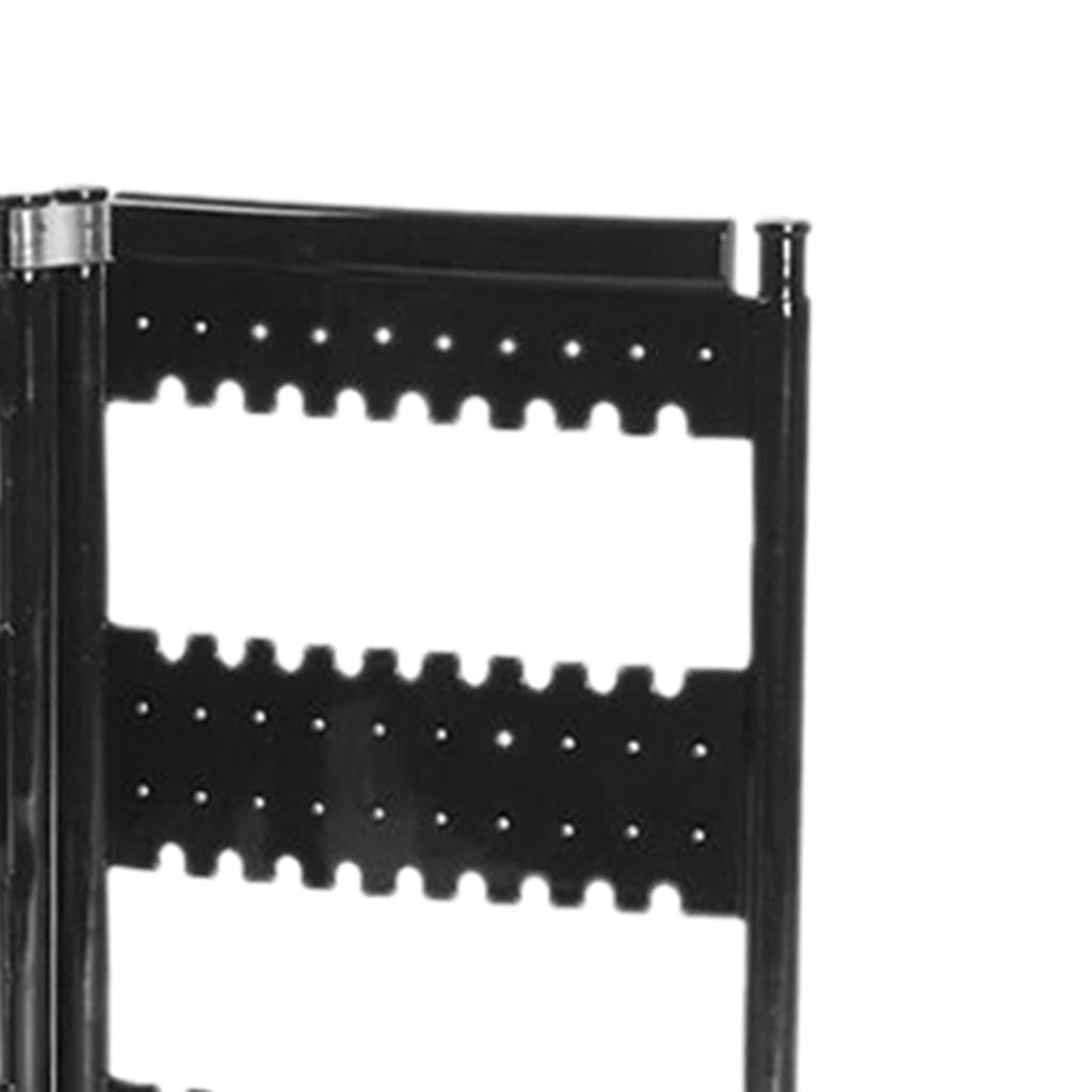 Multipage Earring Rack Holder Organizer Black 170g