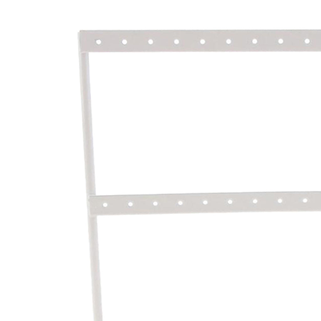 Iron Made Earring Display Rack Small White