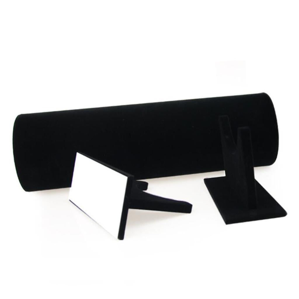 Bright Color Hair Band Display Rack 35x11cm Black