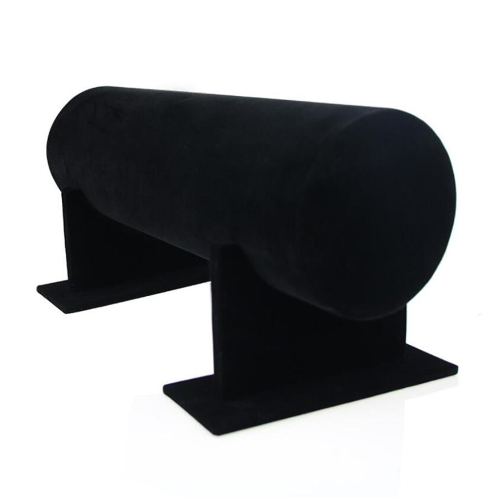 Bright Color Hair Band Display Rack 35x11cm Black