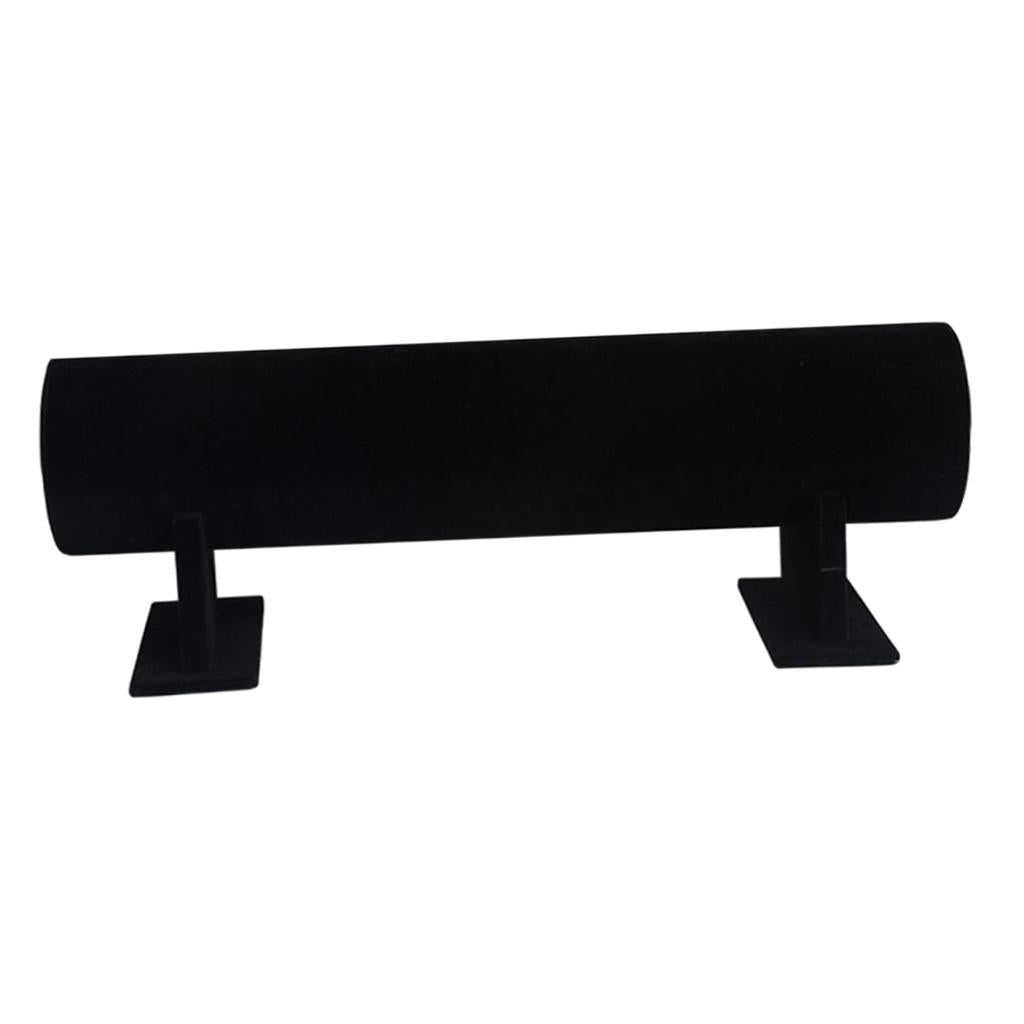 Bright Color Hair Band Display Rack 50x11cm Black