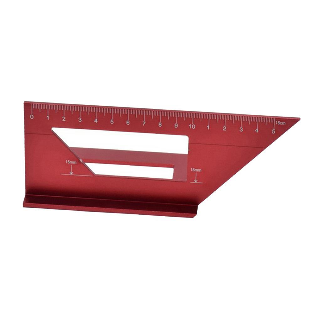 Woodworking Ruler 3D Mitre Angle Measuring Gauge Square Size Tool Measure