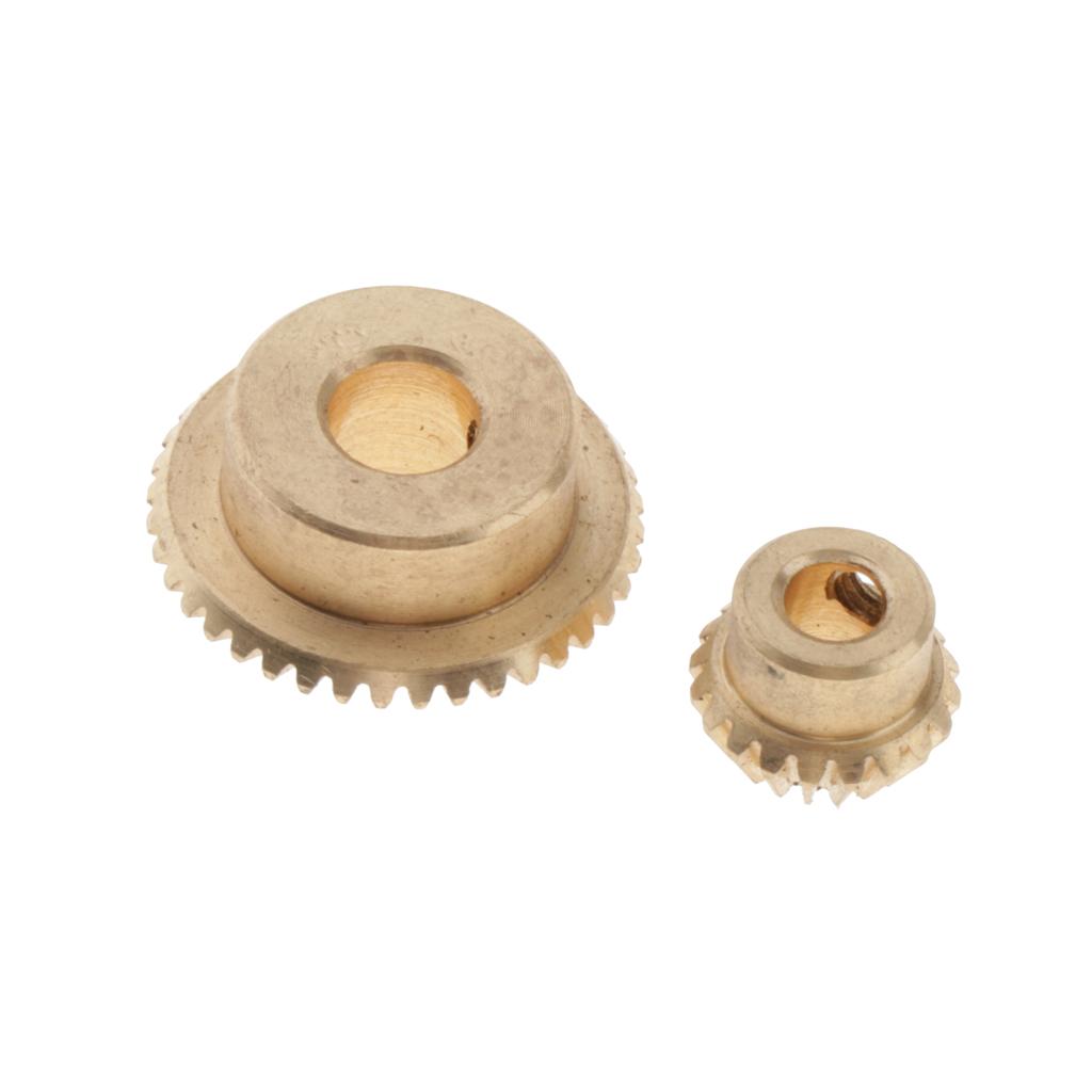 0.5 Modulus Brass Bevel Gear 20 40Tooth 4 6mm Diameter Inner Hole
