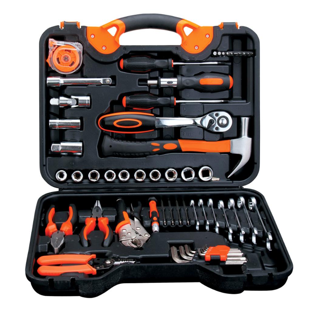 55 Pieces Tool Set Auto Repair General Household Hand Tool Kit