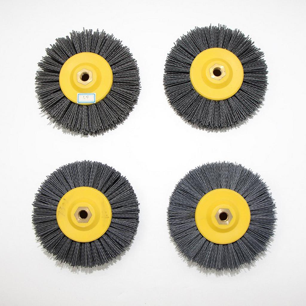 1pc Abrasive Wire Polishing Brush Wheel for Furniture Antiquing Grinding P120