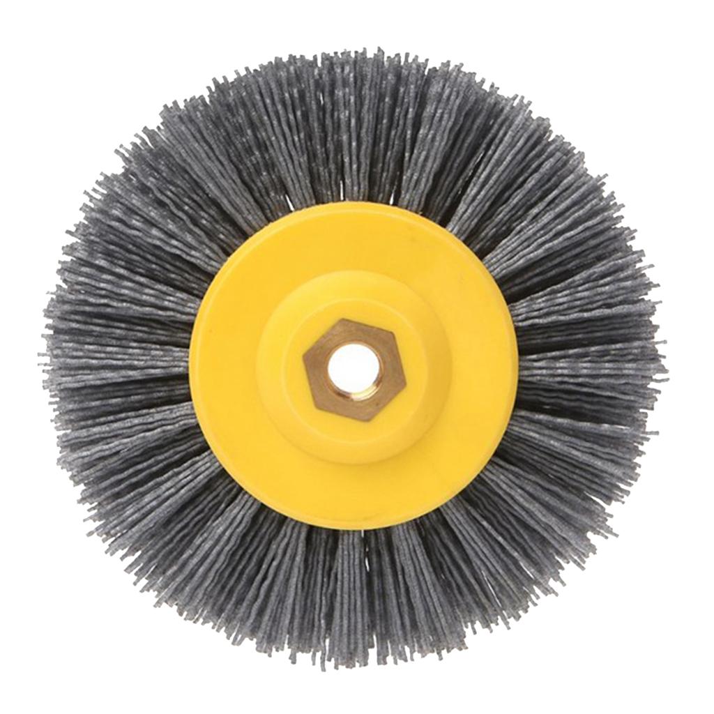 1pc Abrasive Wire Polishing Brush Wheel for Furniture Antiquing Grinding P120