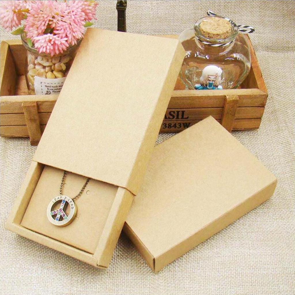 Printed Jewelry Necklace Earring Ring Ring Packing Box 7