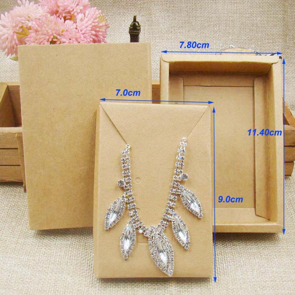 Printed Jewelry Necklace Earring Ring Ring Packing Box 7