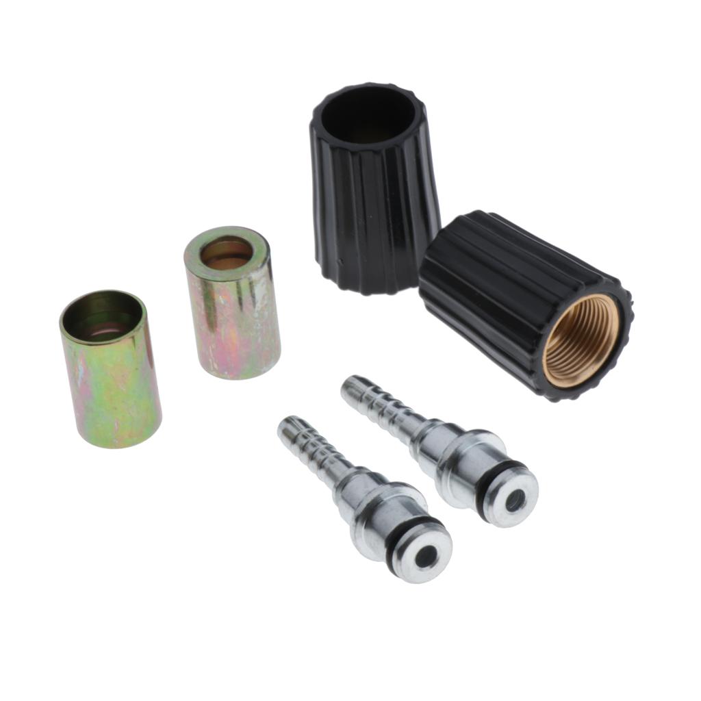 Pressure Washer Steel Pipe Fitting Pressed Joints D 8mm M14
