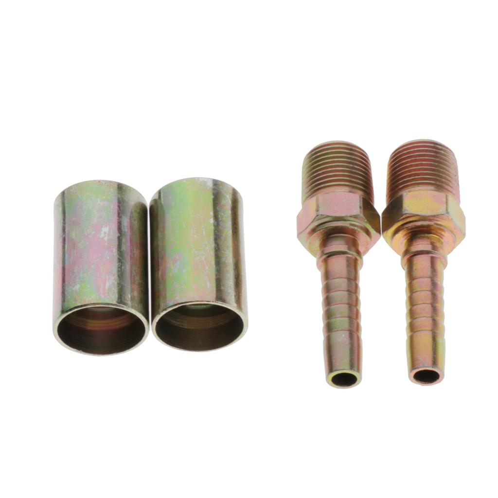 Pressure Washer Steel Pipe Fitting Pressed Joints F Male 9.5mm