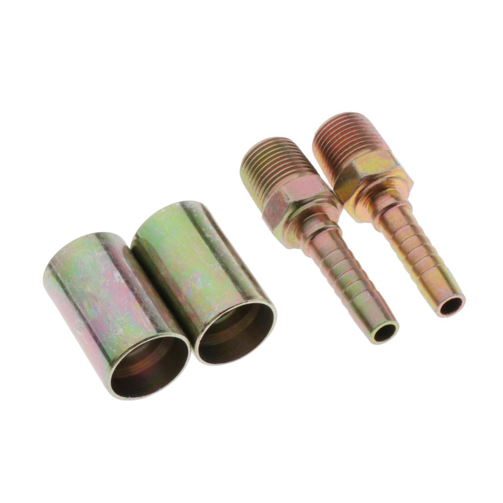 Pressure Washer Steel Pipe Fitting Pressed Joints F Male 9.5mm