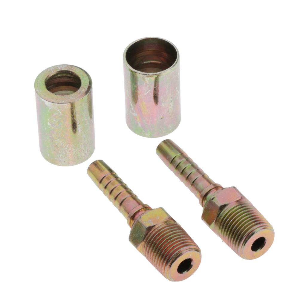 Pressure Washer Steel Pipe Fitting Pressed Joints F Male 9.5mm