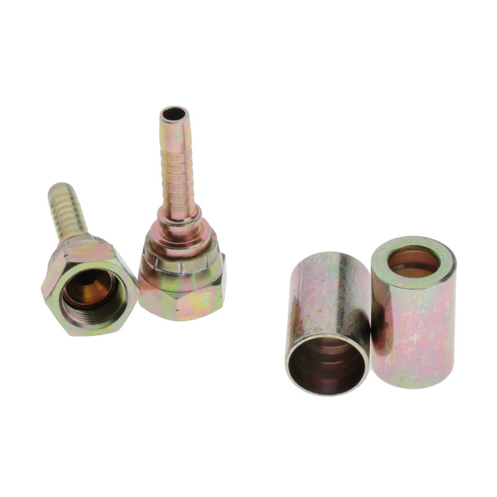 Pressure Washer Steel Pipe Fitting Pressed Joints G Female 9.5mm